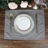 5-Color 30x40cm Plaid Polyester-Cotton Napkin & Placemat: Heat-Insulating, Tea Towel, Photo Background