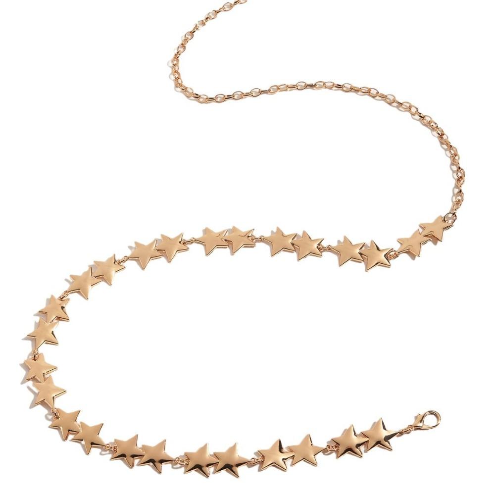 Adjustable Tassel Waist Chain Versatile Skirt Belt  Women Decorative Body Jewelry