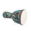8 Inch African Drum PVC Drum Body Goatskin Drum Surface Lightweight Hand Clapping Drum Percussion Instrument Colorful