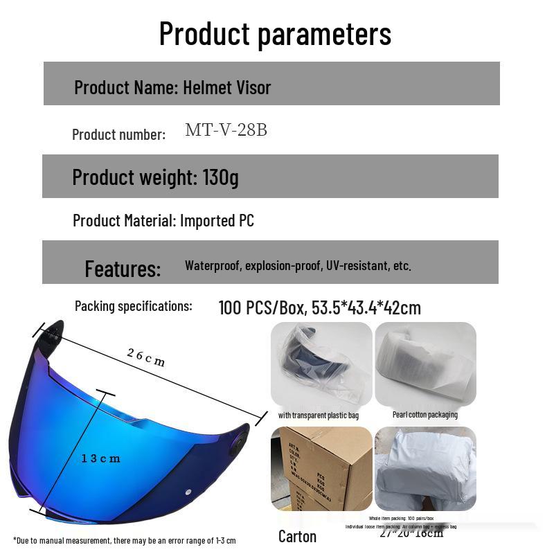 MT Thunder 4 SV/Stinger2 Visor & V-28B Face Shield Compatible Helmet