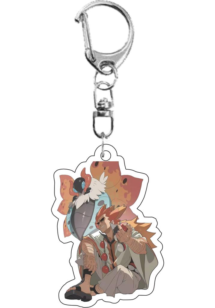 Anime Cartoons Acrylic Key Chain for Lance Lucy Cynthia Caitlin Steven Stone Acrylic Backpack Pendant Acrylic Key Buckle Pendant