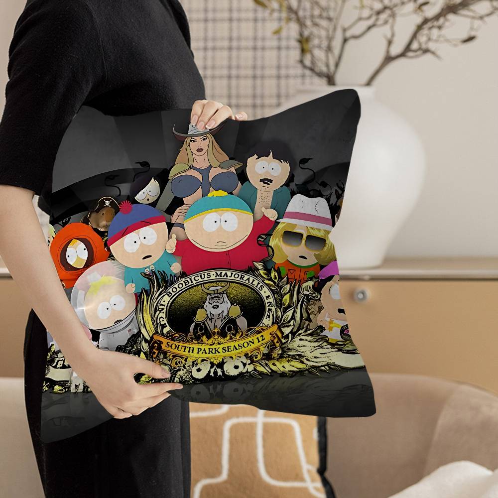Classic Animation S-South Cartoon Park Pillow Anime Pillow Sofa Bed Head Pillow Cover Cushion Cover 45X45 Cm Fashion