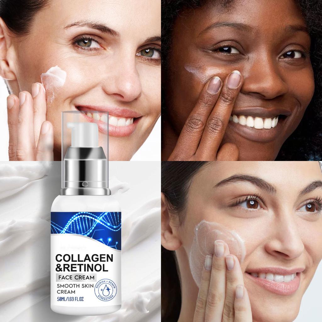 Hyaluronic Collagen Cream Skin Firming And Hydrating Anti-aging Cleansing Beauty Korean Skin Care For All Skin Types