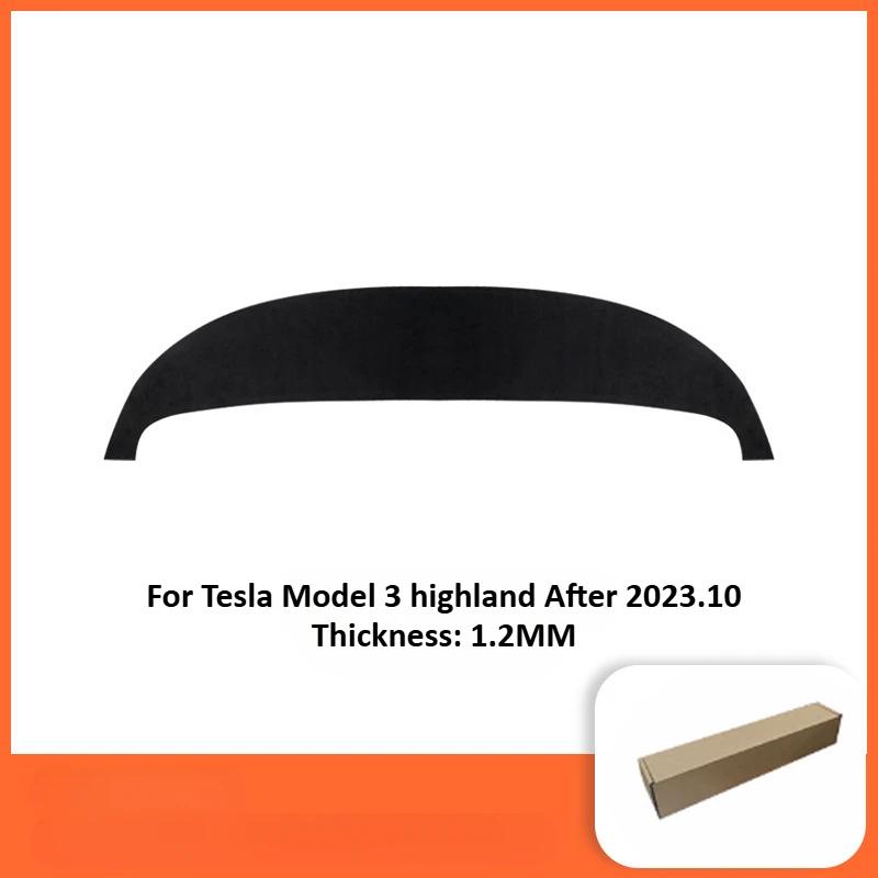 For Tesla Model Y Juniper 2025 Model 3Suede Dashboard Cover Pad Sunshade Protector Anti-UV Dash Mat Sun-shading Non-slip Pads