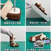 Sheepskin Version! Thick-soled Square Head with Cool Slippers for Women To Wear Outside Summer 2025 New Retro Temperament Two Sandals