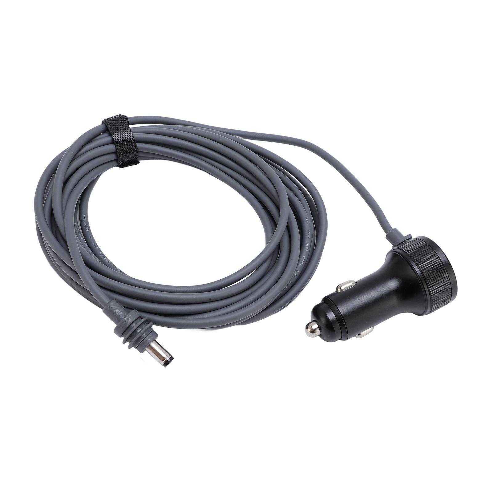 

16.4FT 5M кабель 3 в 1 автомобильное зарядное устройство DC кабель питания и адаптер прикуривателя с цифровым дисплеем