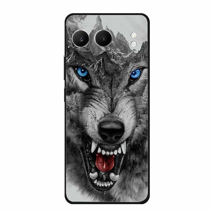 For OnePlus Nord 4 Case Nord4 Phone Cover Animal Black Silicone Soft Back Cover Cases For OnePlus Nord 4 Case 6.74" Shell Capas