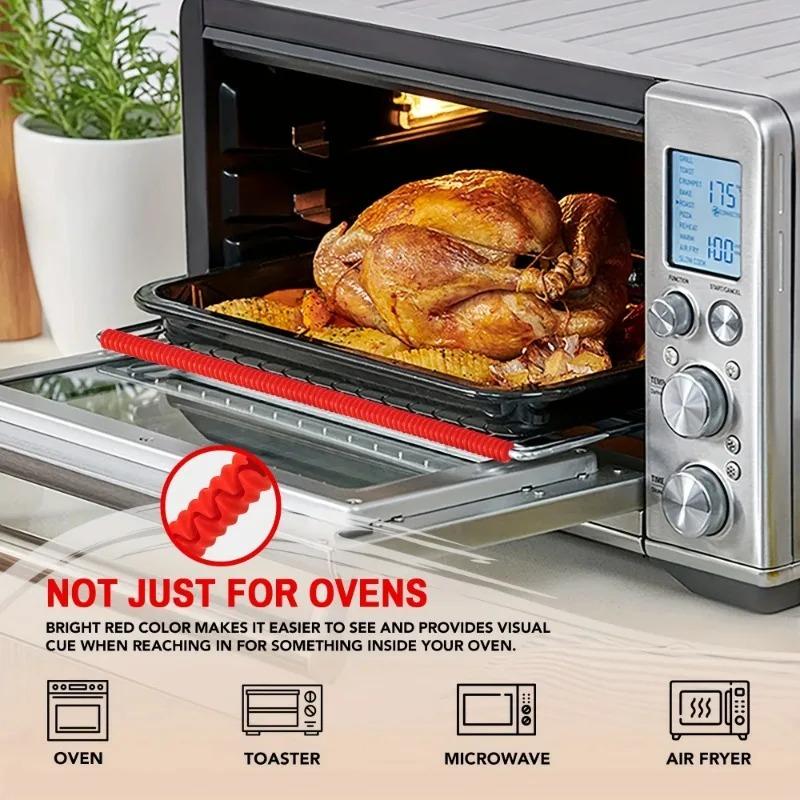 Heat-resistant Silicone Oven Rack Cover, Kitchen Anti Slip Protective Barrier To Prevent Burns and Protect The Grill