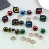 100Pcs/50pairs 12mm Color Plastic Safety Eyes For Crafts Bear Animal Doll Puppet Eyes Making Accessories With Washers