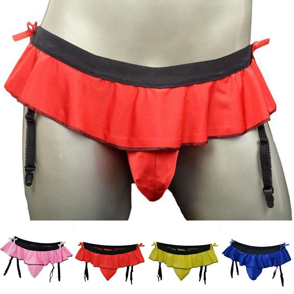 Bikiny Kalhotky Šortky Clip Sissy Clubwear Crossdress sukně