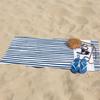 Personalized Girls Beach Towel With Name Custom Beach Towels Striped Pool Towel with Logo Text For Wholesale Beach Accessories