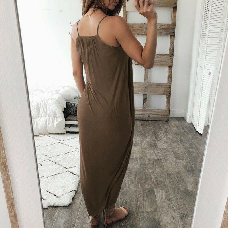 Elegant Plus Size Women Summer Maxi Dress With Sleeveless High Waist Design
