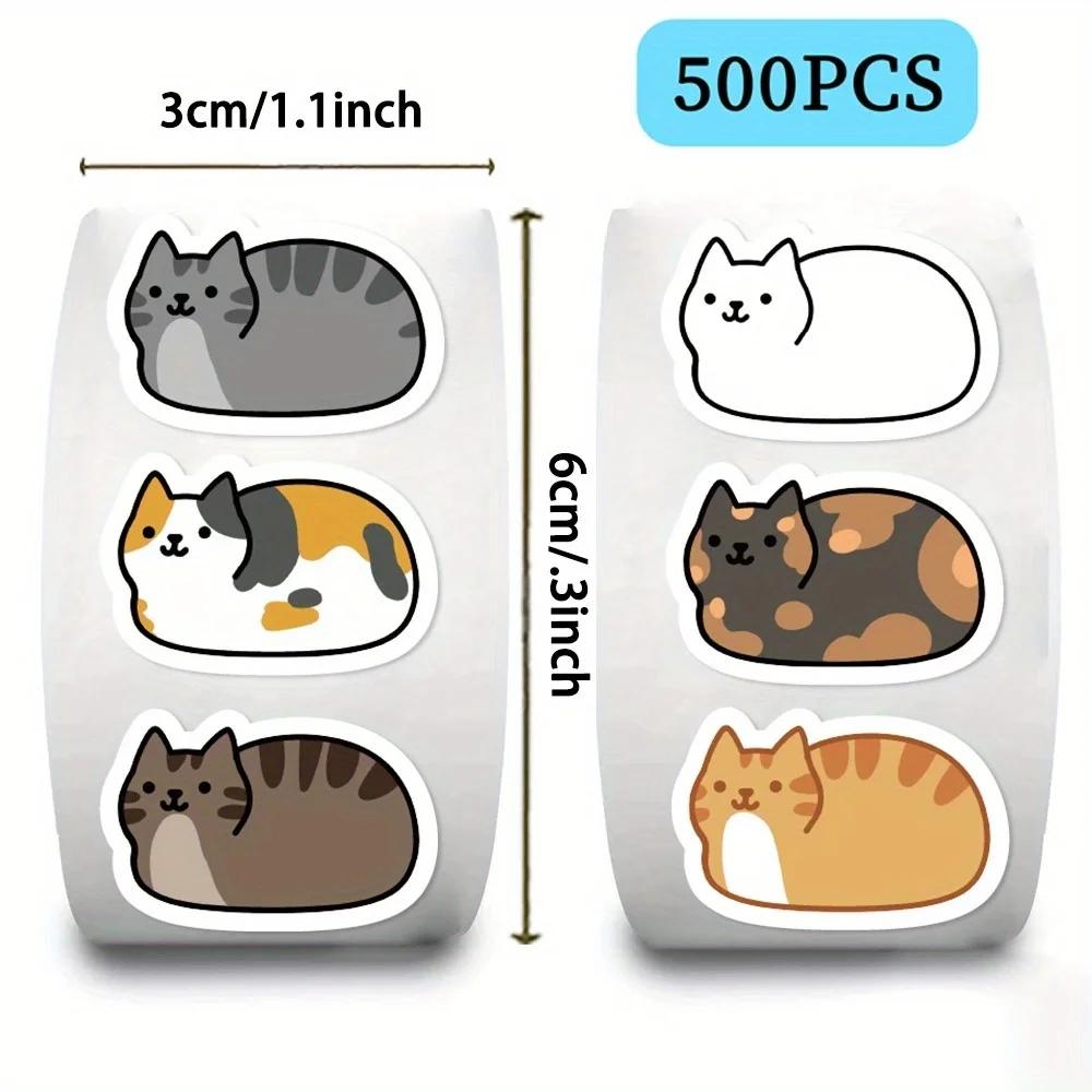 Encourage The Use of Animal Stickers,Self-adhesive Labels,Cat Stickers,Children's Toy Stickers,Water Cup Stickers