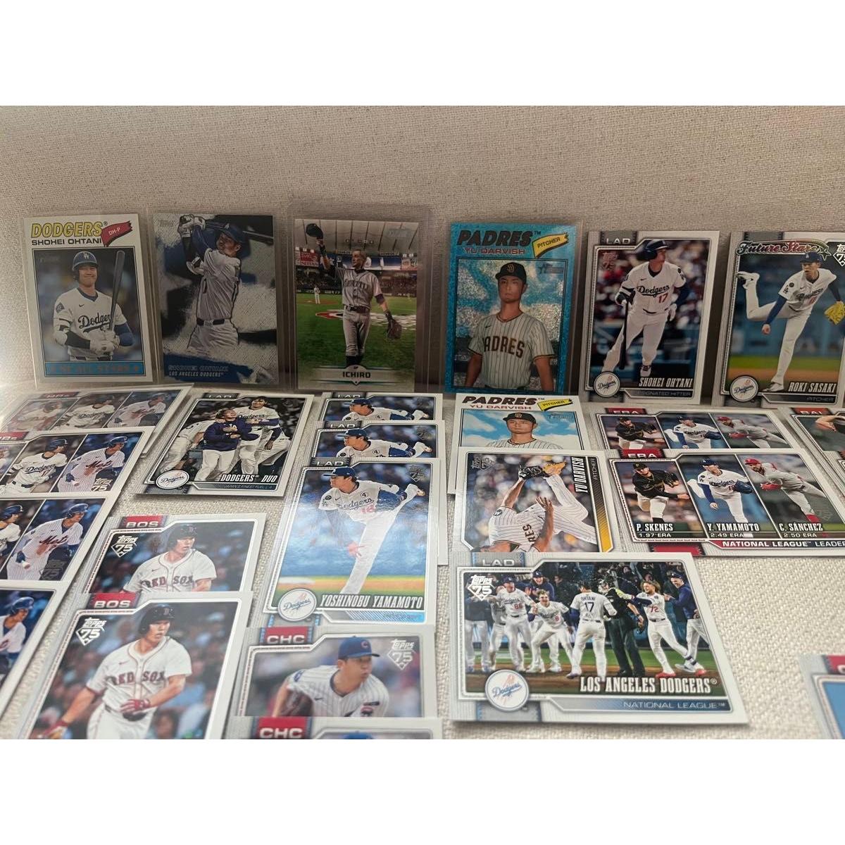 Used MLB baseball cards bulk sale Shohei Otani, Yu Darvish, etc.