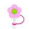 8Pcs 8-10MM Cover Flower Straw Food Grade Silicone Reusable Dust-proof Cute Universal Mini