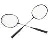 2Pcs Badminton Racquets Set Lightweight Sturdy Double Badminton Rackets with Storage Bag for 2 Player