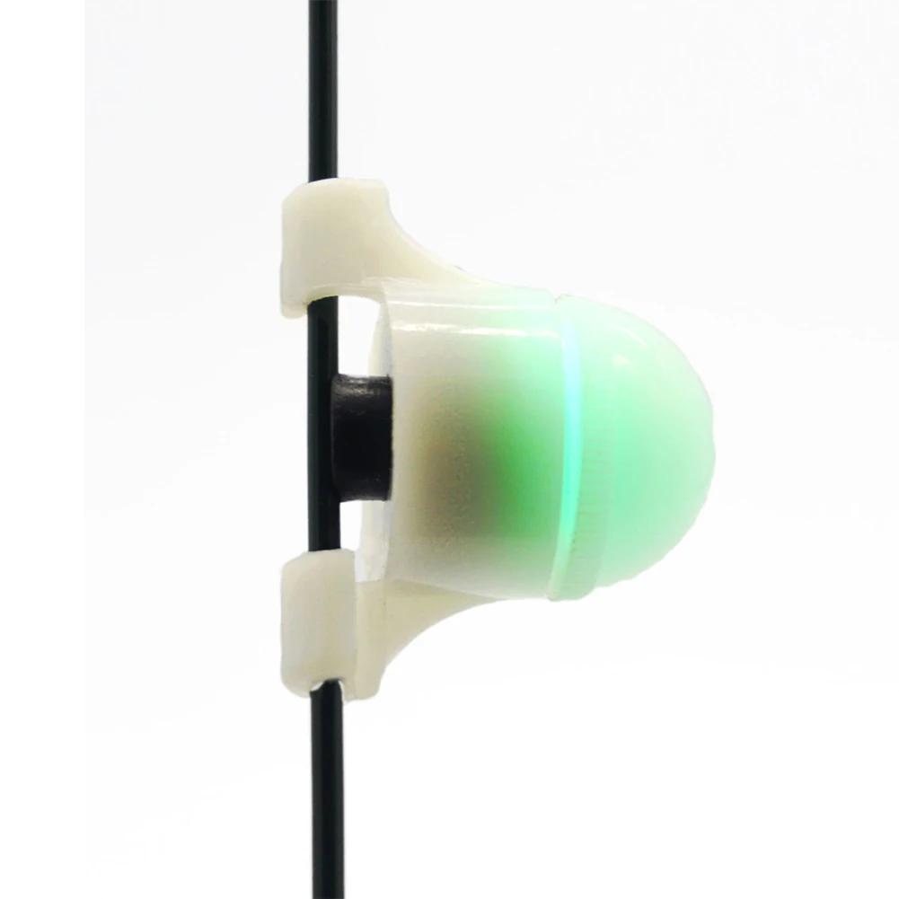 2-20pcs Night Fishing Rod Tip Clip Alert Indicator Tools Electronic LED Automatic Induction Alarms Light Fishing Accessories