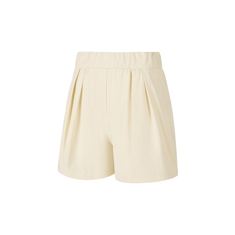Skechers Solid Color Elastic Breathable Skin-Friendly Casual Shorts Women bottoms P226W042-001J S