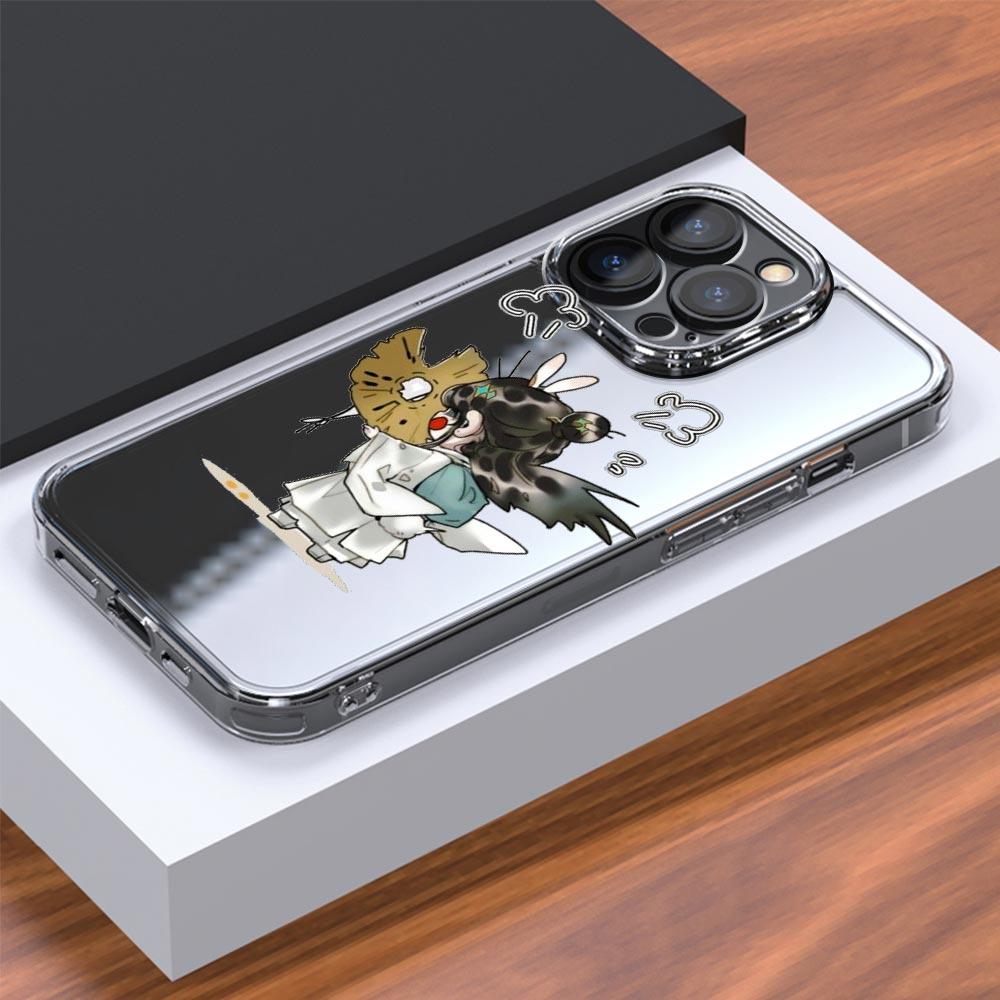 Heaven Official's Blessing For iPhone 15 14 13 11 12 Pro Max X XR XS Phone Case For iPhone 15 14 7 8 Plus SE Clear Soft Cover