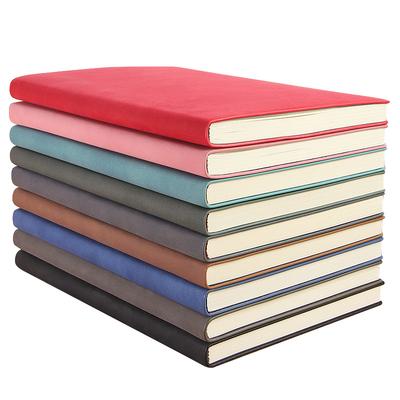 10 barev A5 zápisník - Měkký semišový kožený linkovaný deník se 160 nebo 240 stranami, Elegantní poznámkový blok pro práci, studium, dárek pro spisovatele