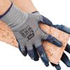 Blue Latex Work Safe Gloves Nylon Protective Mittens Embossing Work Gloves  Construction Site