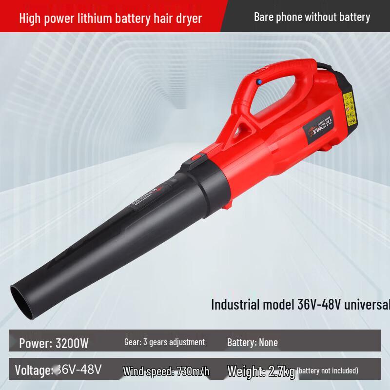 Lichen 48V Lithium Electric Backpack Handheld Blower CN plug (adapter included)