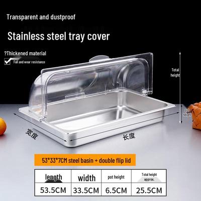 Stainless Steel Food Display Tray