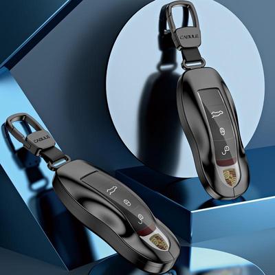 Schlüsselhülle aus Aluminiumlegierung für Porsche Cayenne, Macan, 911, Panamera