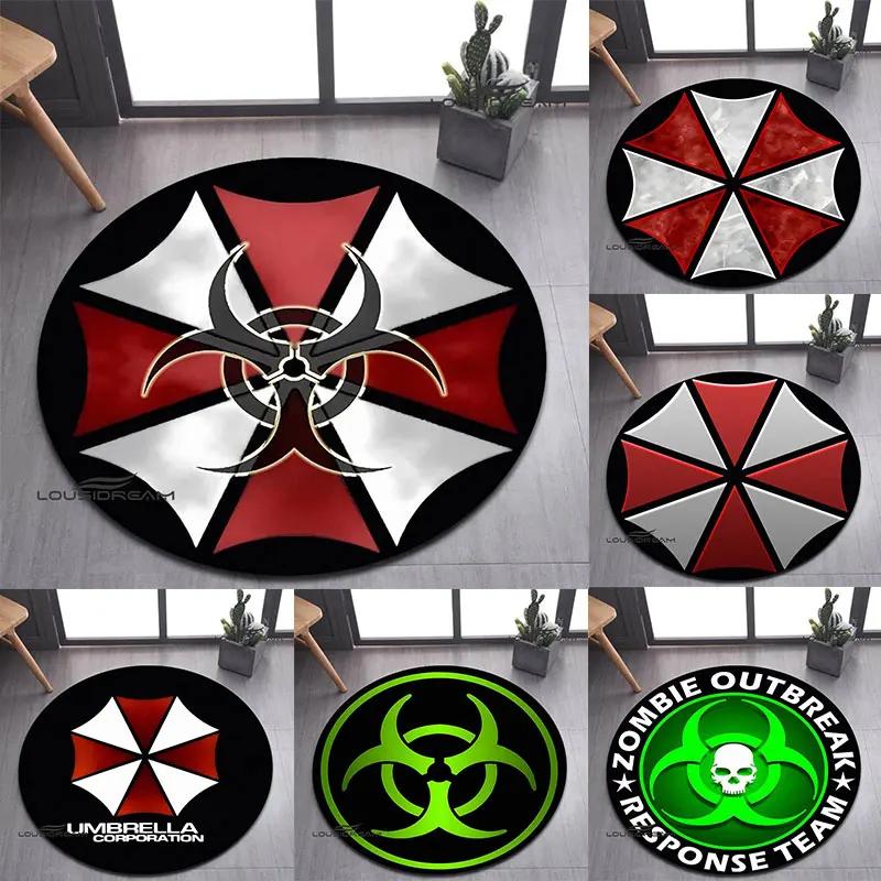 MINISO Biochemical Umbrella Round Carpet Non -slip Carpet Bedroom Decor Living Room Decoration Outdoor Rug Birthday Gifts INS