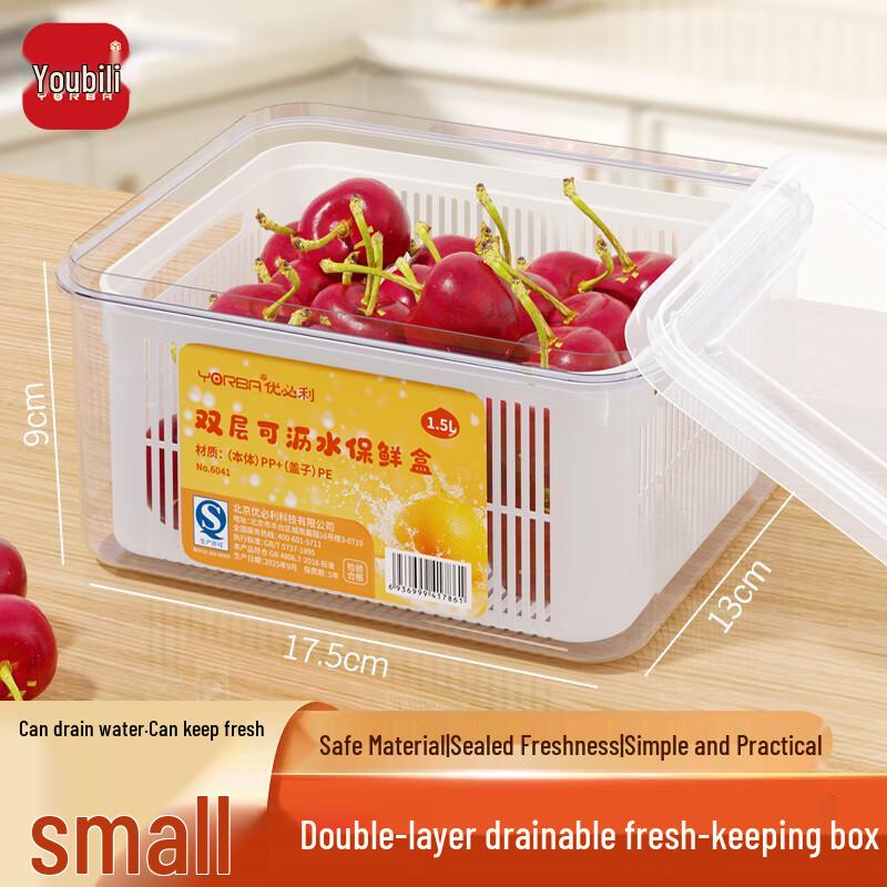 Youbili Transparent Plastic Food Storage Containers with Lids