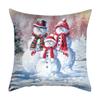 Taie d'oreiller de Noël Père Noël Camion Ferme Maison Bonhomme de neige Couronne Décoration d'arbre de Noël Bureau Canapé Housse de coussin