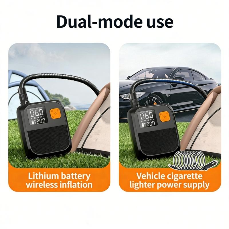 Potente gonfiatore wireless con batteria da 8000 mAh per materassini galleggianti e attrezzatura per piscine gonfiabili