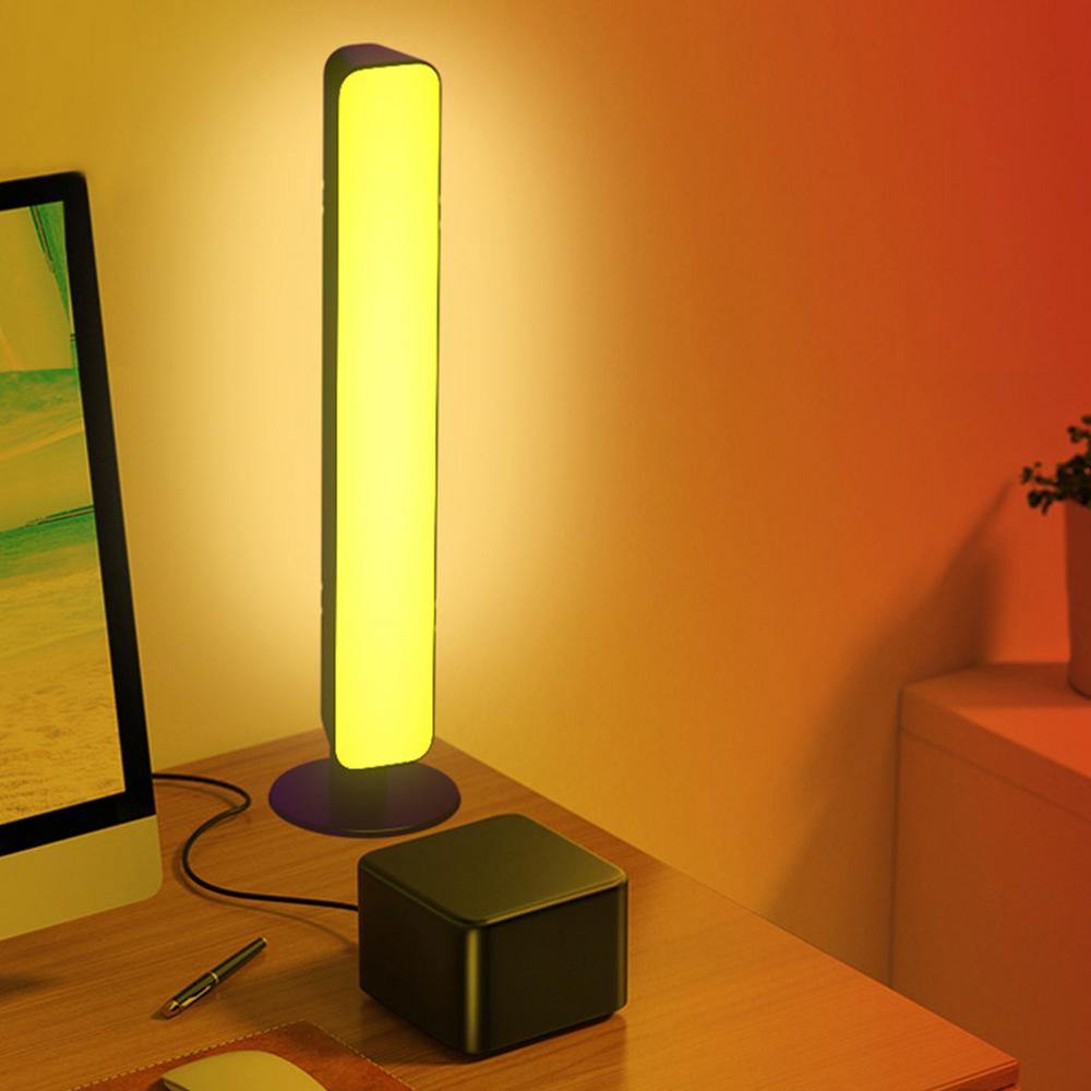 LED Lights For Desk Game Intelligent Mood Lamp For Desktop Remote Control Color Changing Music RGB Ambient Lighting For PC Room