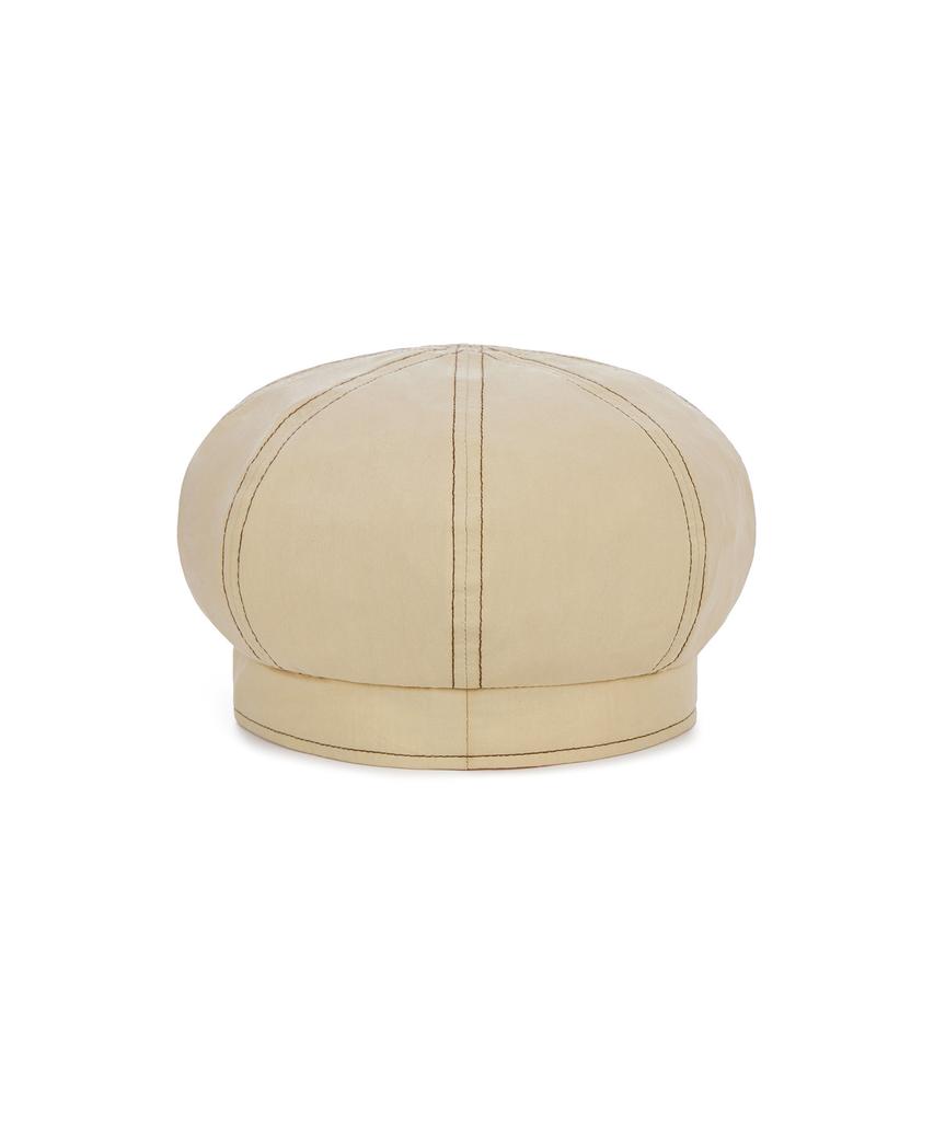 Bajal Scribble Point Beret Yellow