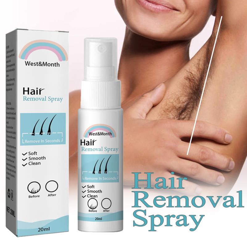 Body Hair Removal Spray 20ML Moisturizing Soothing Gentle Skin Care Slows Regrowth Home Spa Convenient Epilation