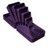 Levels 6/7 Plastic Nesting Storage Boxes Durable Stackable Design For Home Office Desk Small Item Organizing