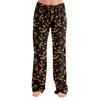 Damen Halloween Print Schlafanzughose, Lockere Casual Schlafhose für Zuhause, Ohne Kordelzug