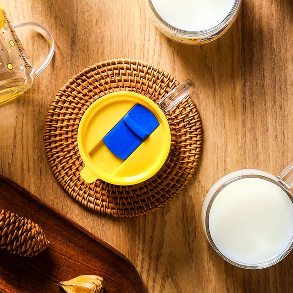 Roztomilý hrnek na vodu Přenosný zvířecí vzor Dětský náhradní šupinatý kolejní mléko káva snídaňový slámový hrnek na pití