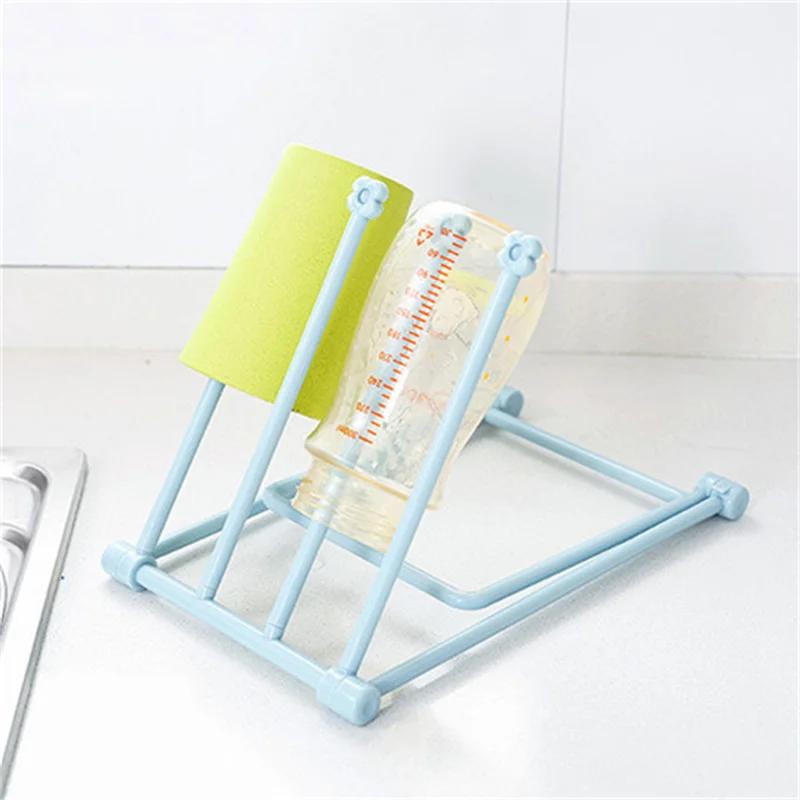 Practical Folding Cloth Storage Racks Kitchen Countertop Dishwashing Cloth Hanging Racks Storage Rack Cloth Rack Cup Drain Racks