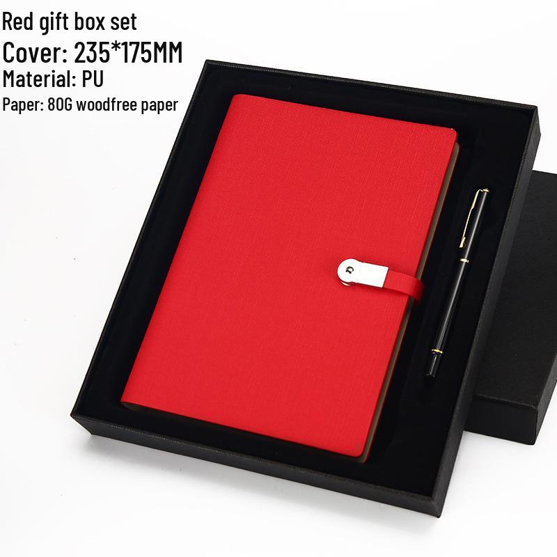 Custom Business Meeting Loose-Leaf Notebook Gift Set