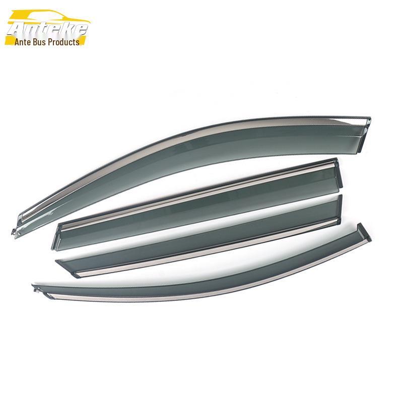 Antek Rain Guards for 2020 Oushang X7 - 3D Stainless Steel Visor Trim