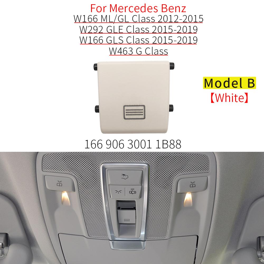 For Mercedes W166 W292 W463 Car Sunroof Window Switch Button Cover Plastic for Benz ML GL GLE GLS 2012- ML320 GLE350 GLS450