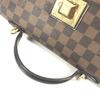 Louis Vuitton N41168 Damier Bergamo MM Bag Shoulder Bag Hand Bag Ebene Brown