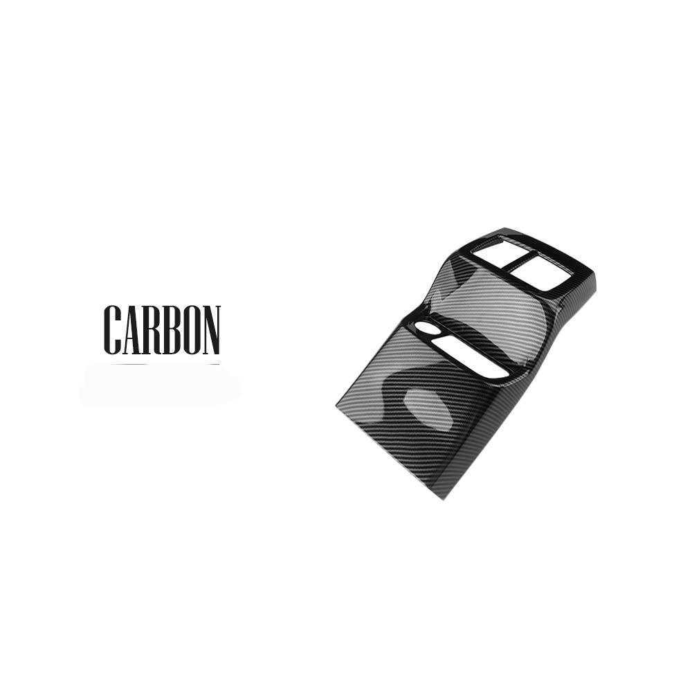 Vehicle Interior Trim Accessories Rear Air Vent Decorative Frame Covers ABS Material For KIA SELTOS 2021-2023 Left-hand Drive