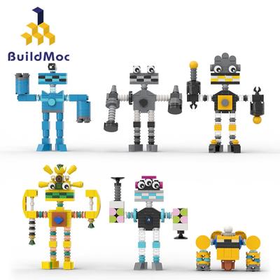 BuildMoc Moje zpívající Wubbox Monstra Stavebnice Pro Roztomilou Hru Role Kostky DIY Hračky Děti Fanoušek Narozeniny Vánoční Dárky