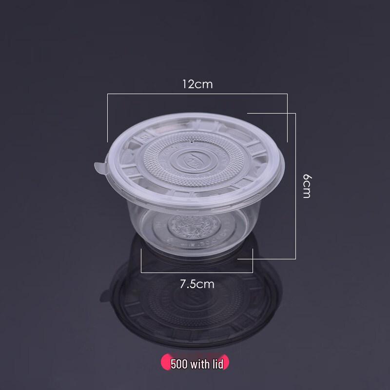 ZISIZ Disposable Plastic Household Bowls