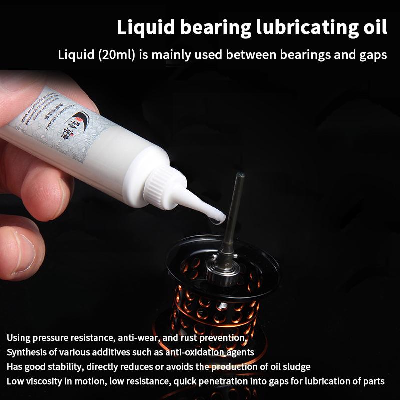 2Pcs Bearing Lubricant Oil Gear Protective Grease Maintenance Oil For Fishing Reel Grease Fishing Maintenance Tool
