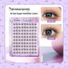 Mengjie Shangpin Glue-Free Natural False Eyelashes - Self-Adhesive, Beginner-Friendly, Photogenic Clumps, Large Capacity.