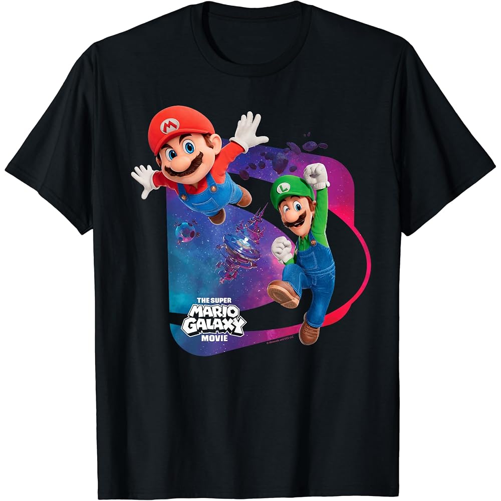The Super Mario Galaxy Movie Mario & Luigi Adventure T-shirt