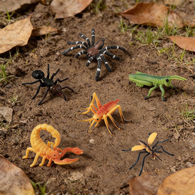 Children's Insect Observation Box: Soft Plastic Butterfly, Mantis, Bee Simulation Set